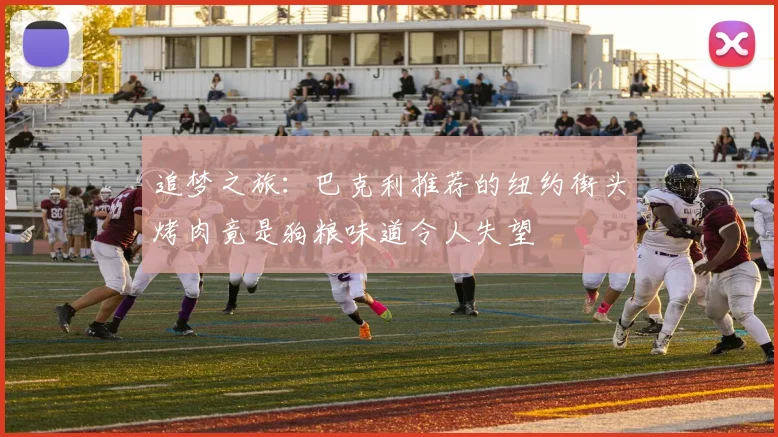 追梦之旅：巴克利推荐的纽约街头烤肉竟是狗粮味道令人失望